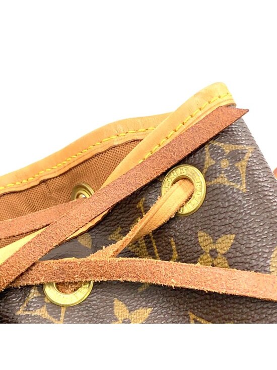 Louis Vuitton Montsouris MM Monogram Leather Brown Light Backpack Gold main image 12